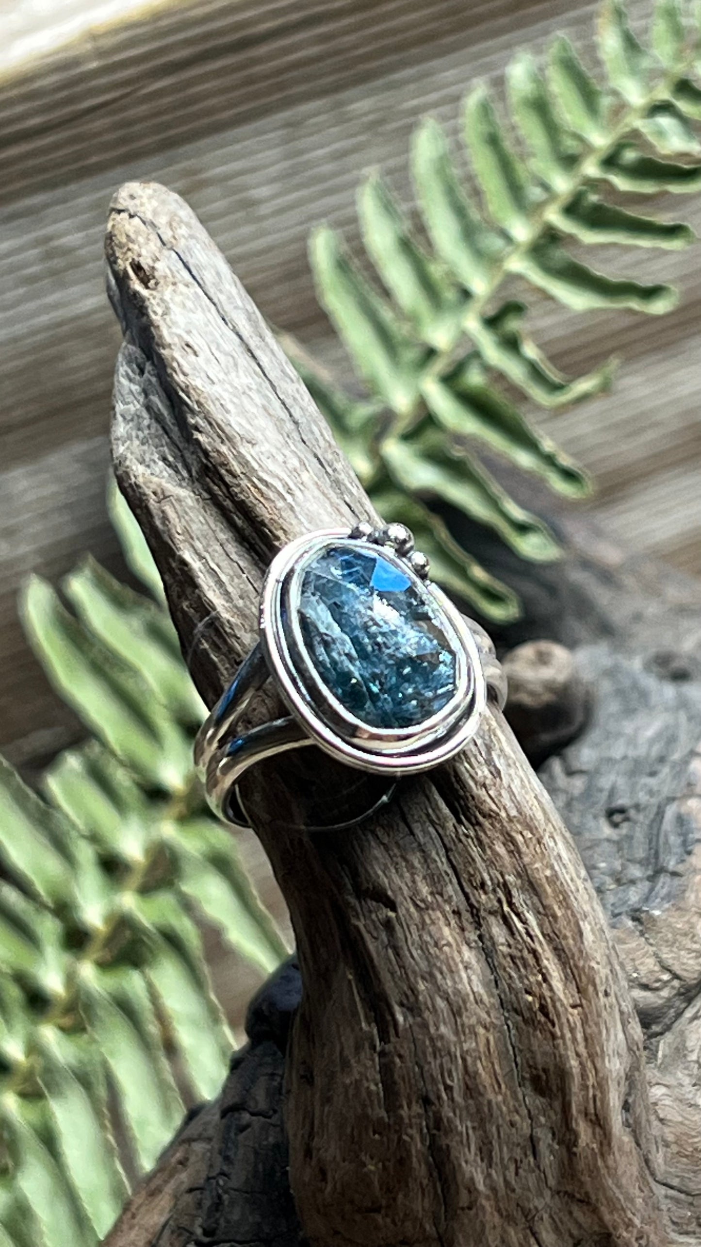 Kyanite Sterling Silver Rings 925