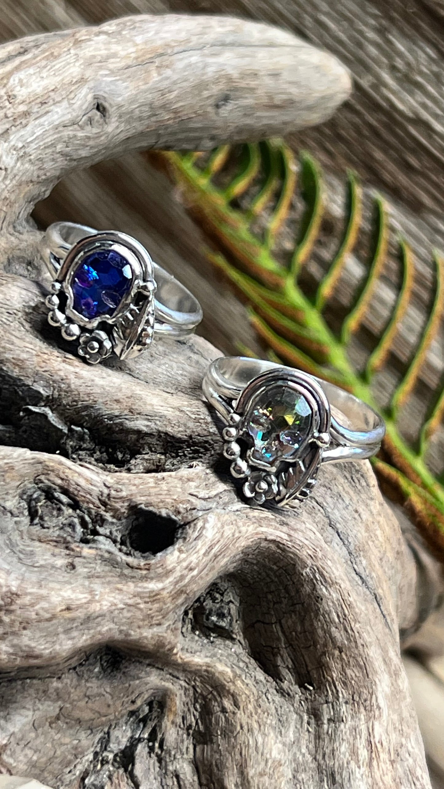 Swarovski Skull Rings Sterling Silver 925 Sz 9