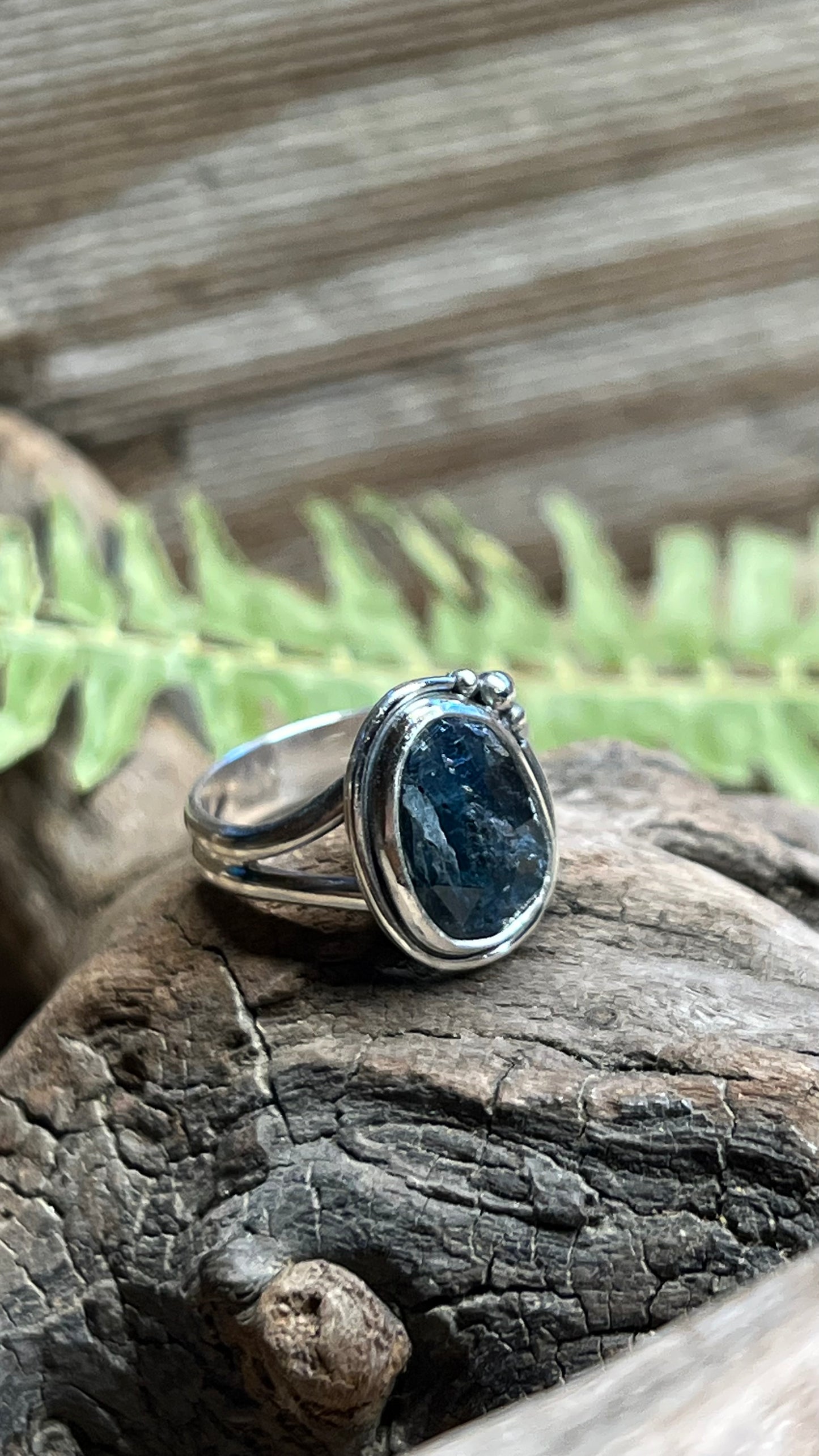 Kyanite Sterling Silver Rings 925