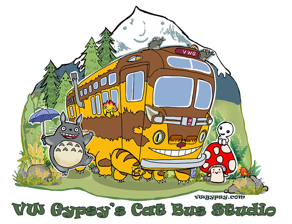 Cat Bus Studio Sticker