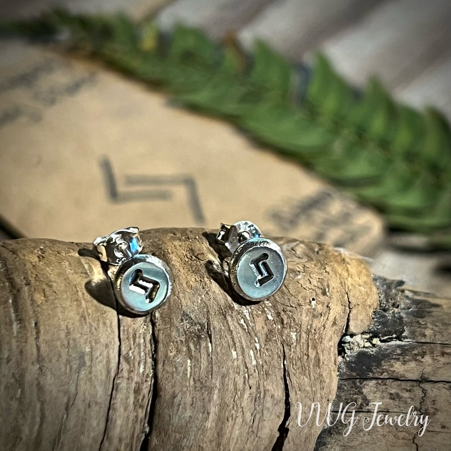 Elder Futhark Rune .925 Earrings