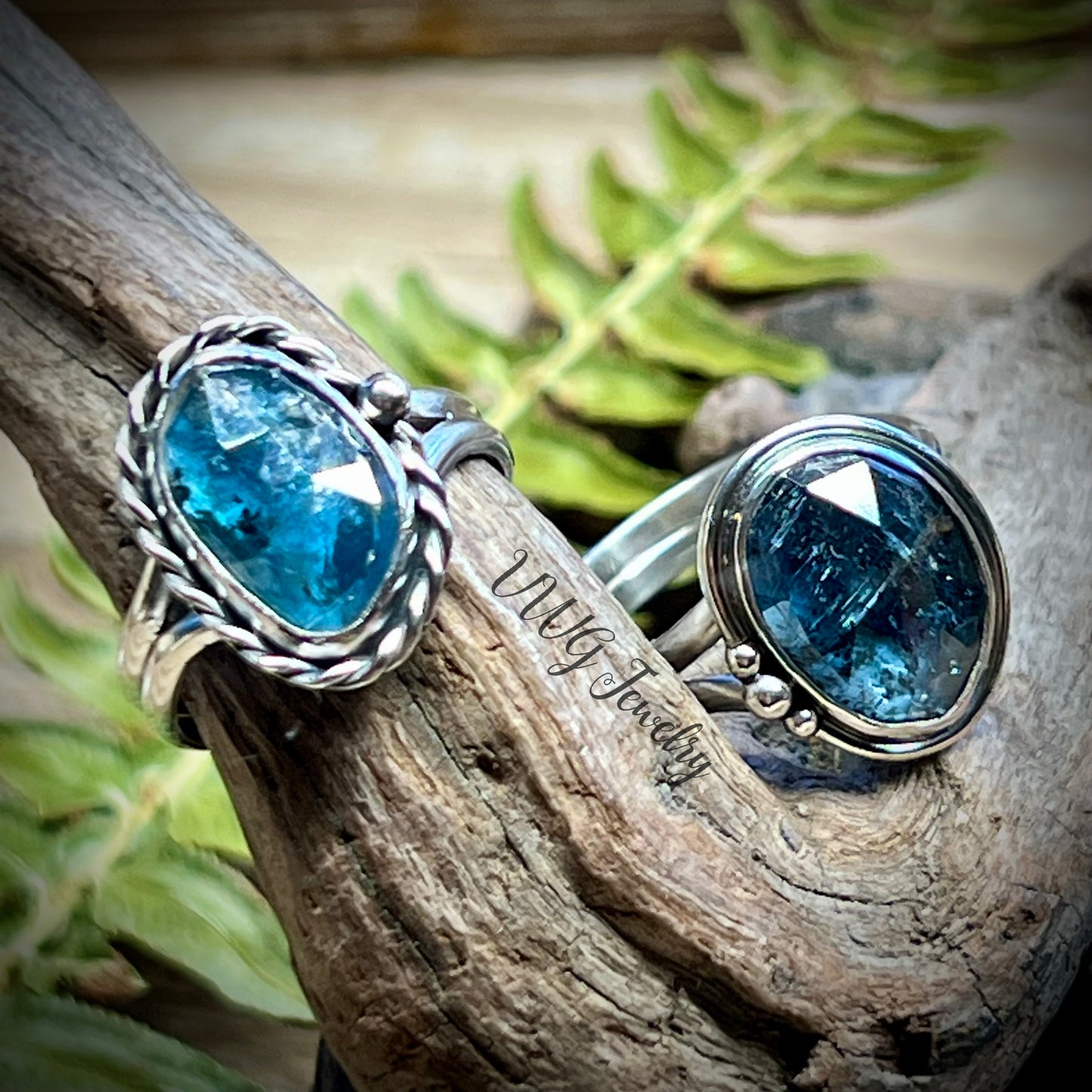 Kyanite Sterling Silver Rings 925