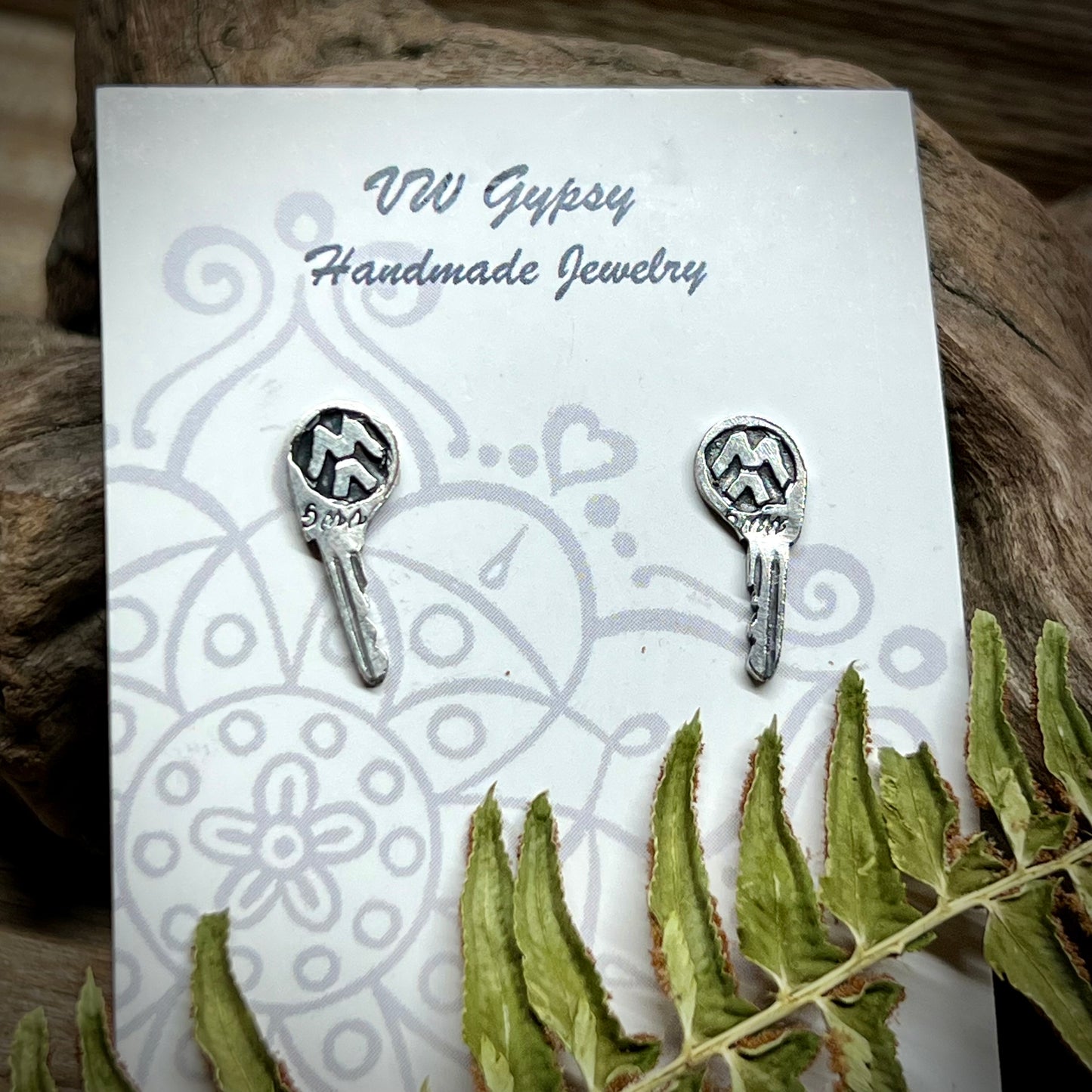 Keys to Freedom Sterling Earrings Handmade