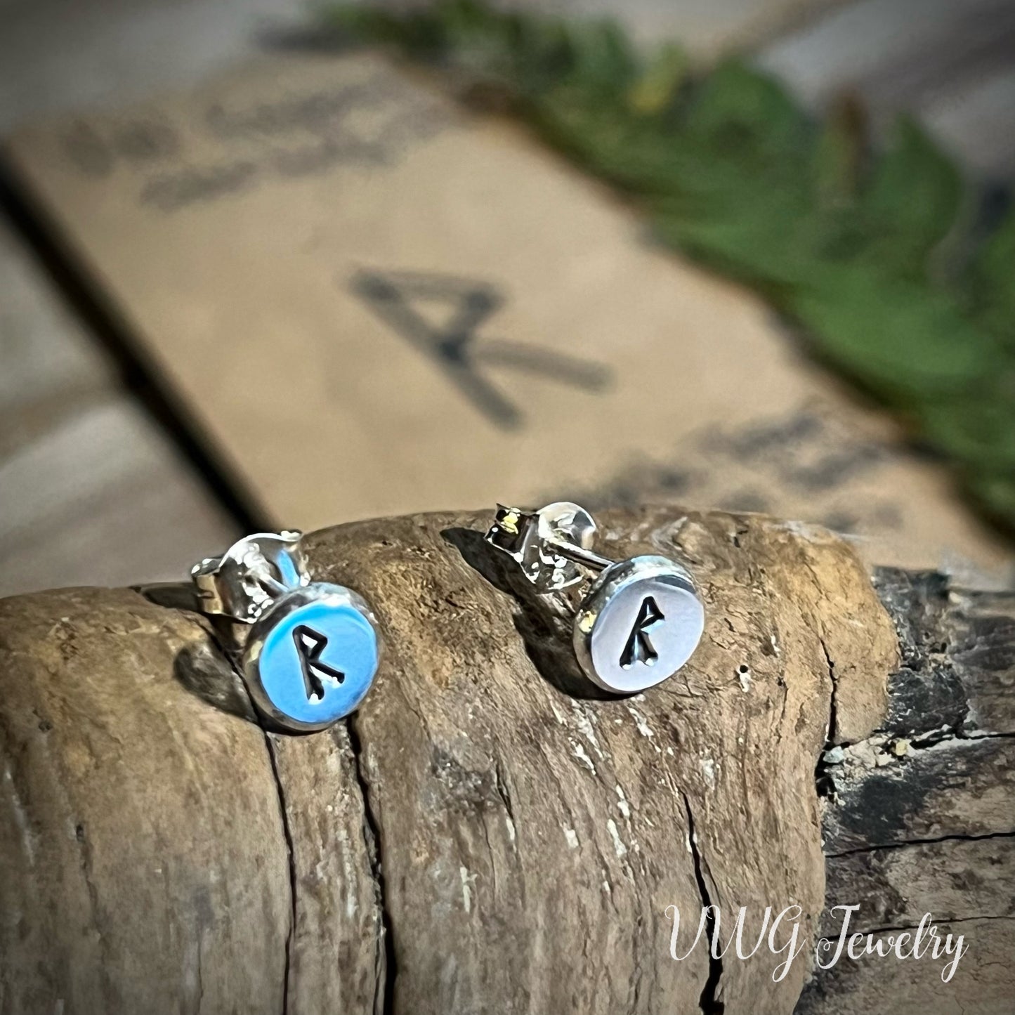 Elder Futhark Rune .925 Earrings