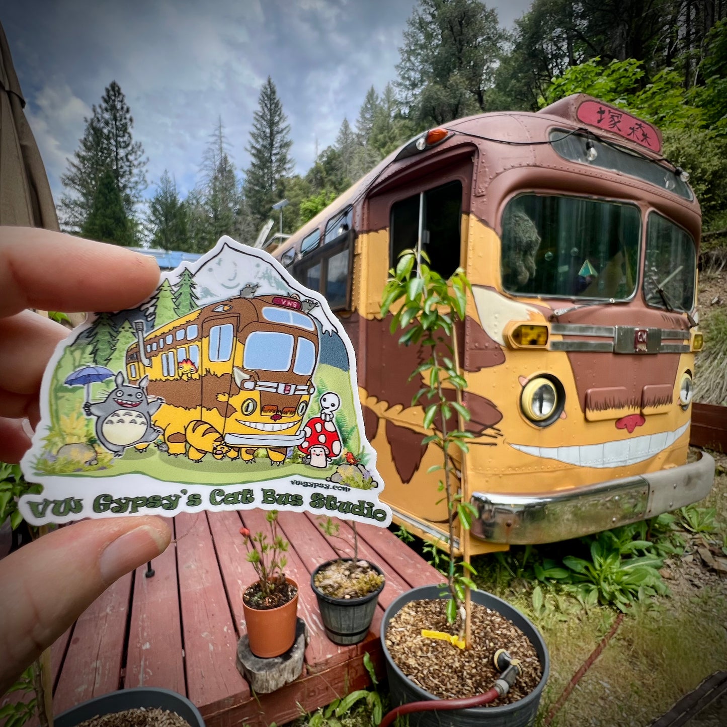 Cat Bus Studio Sticker