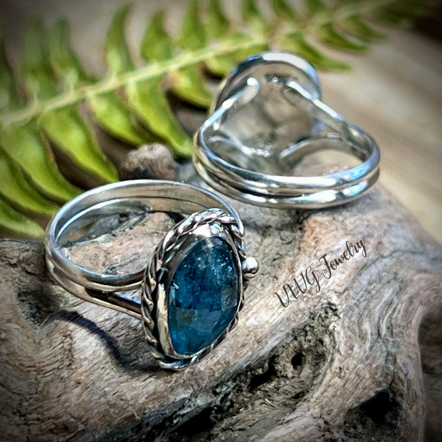 Kyanite Sterling Silver Rings 925