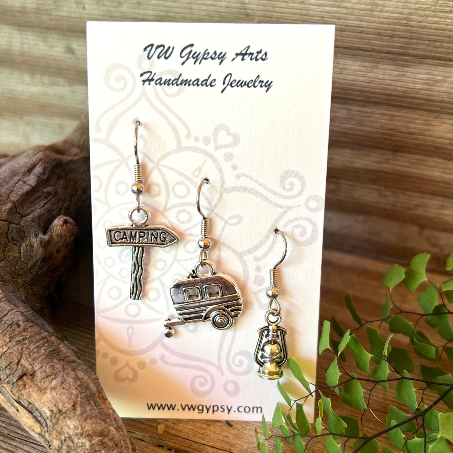 Camping Charm Earrings