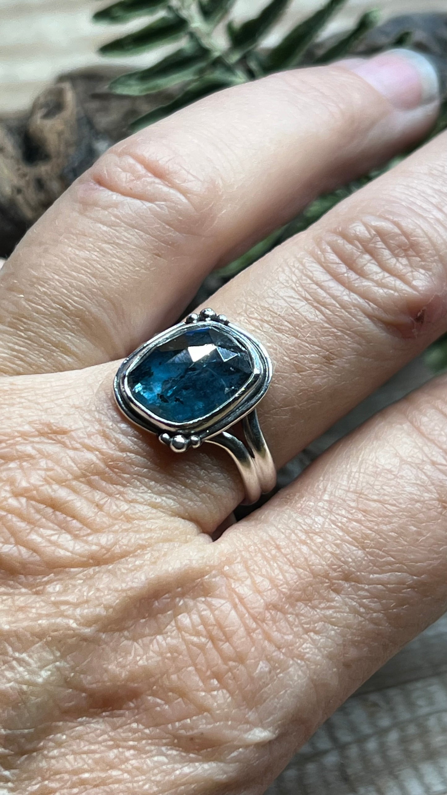 Kyanite Sterling Silver Rings 925