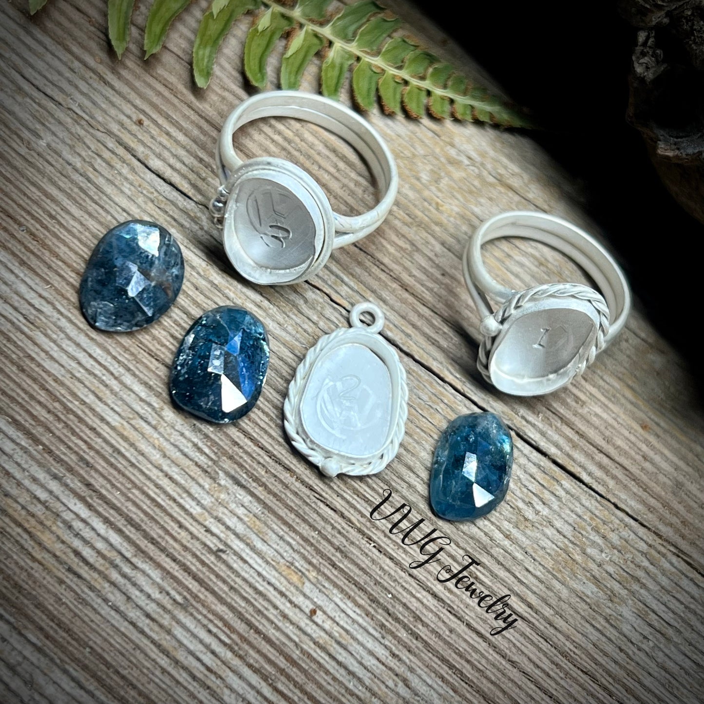 Kyanite Sterling Silver Rings 925