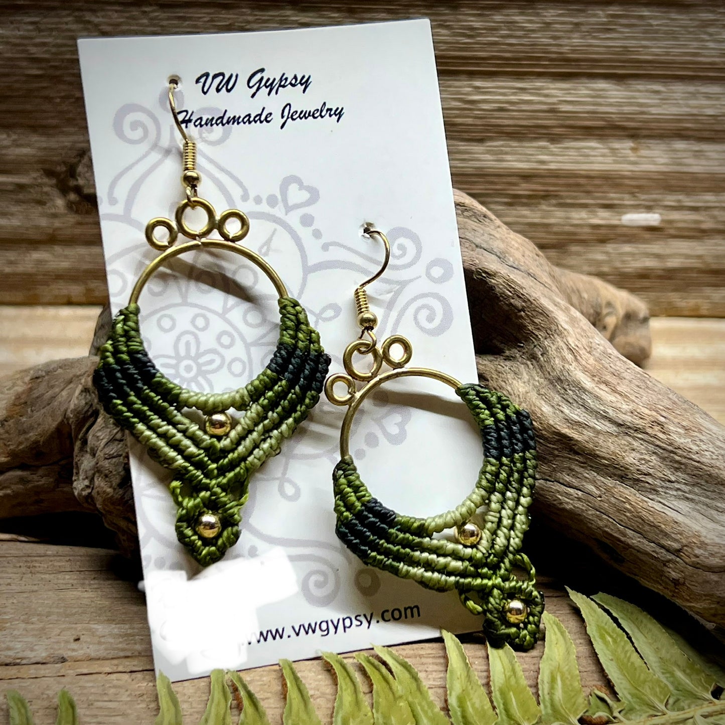 Macrame 4 Color Boho Earrings  Lightweight Hypoallergenic