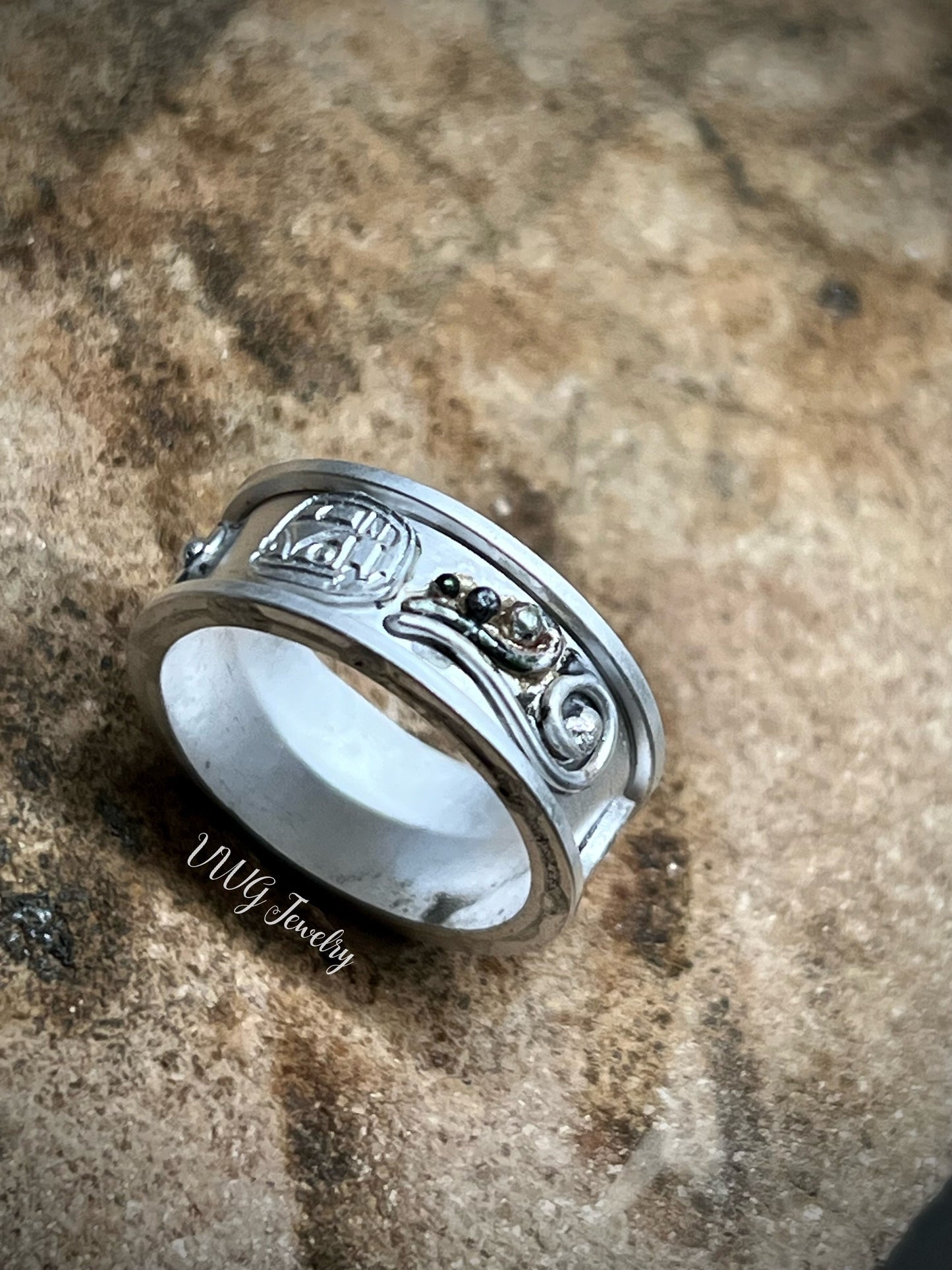 Gypsy Bus Sterling Silver Ring