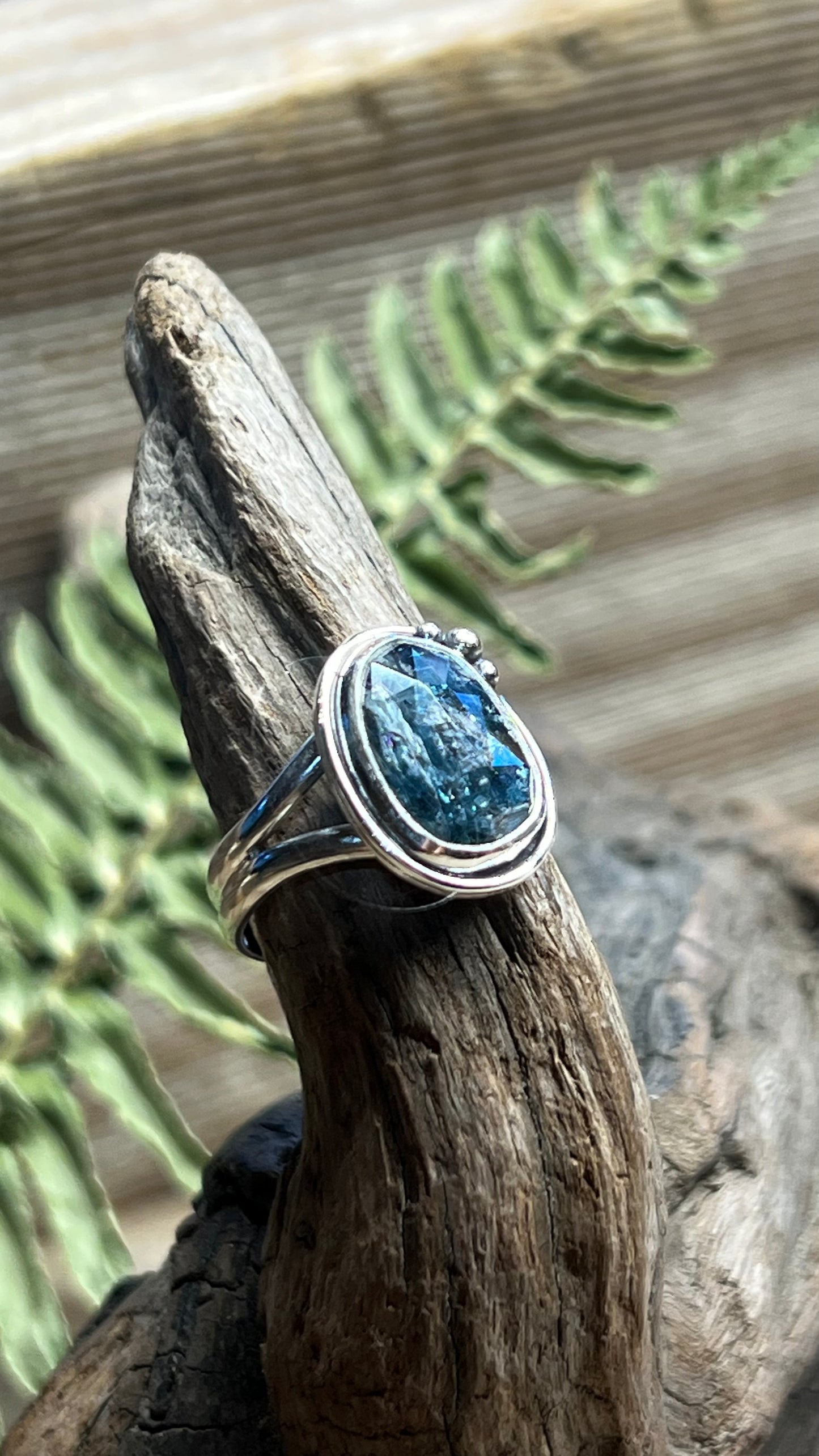 Kyanite Sterling Silver Rings 925