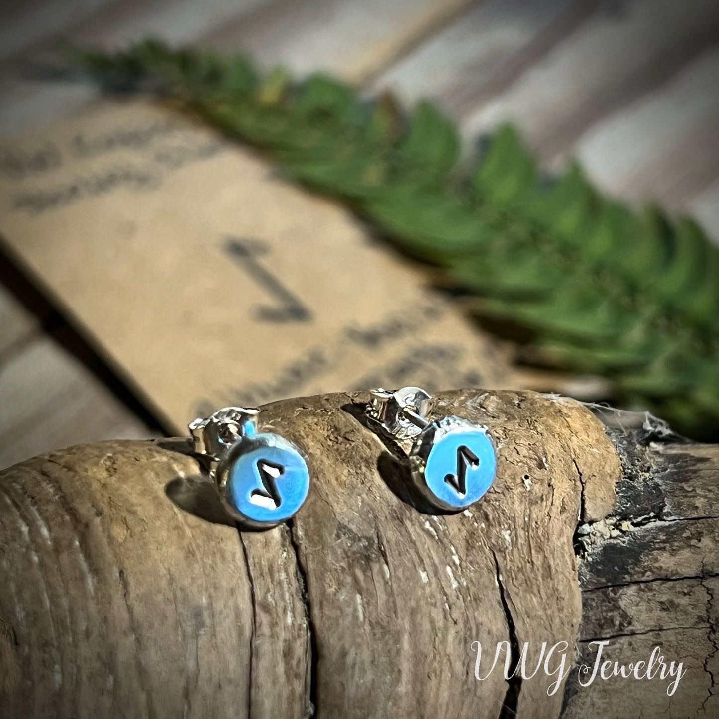 Elder Futhark Rune .925 Earrings