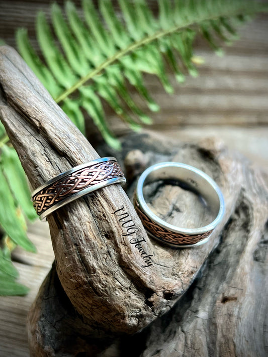 Gypsy Braid Sterling Silver Ring