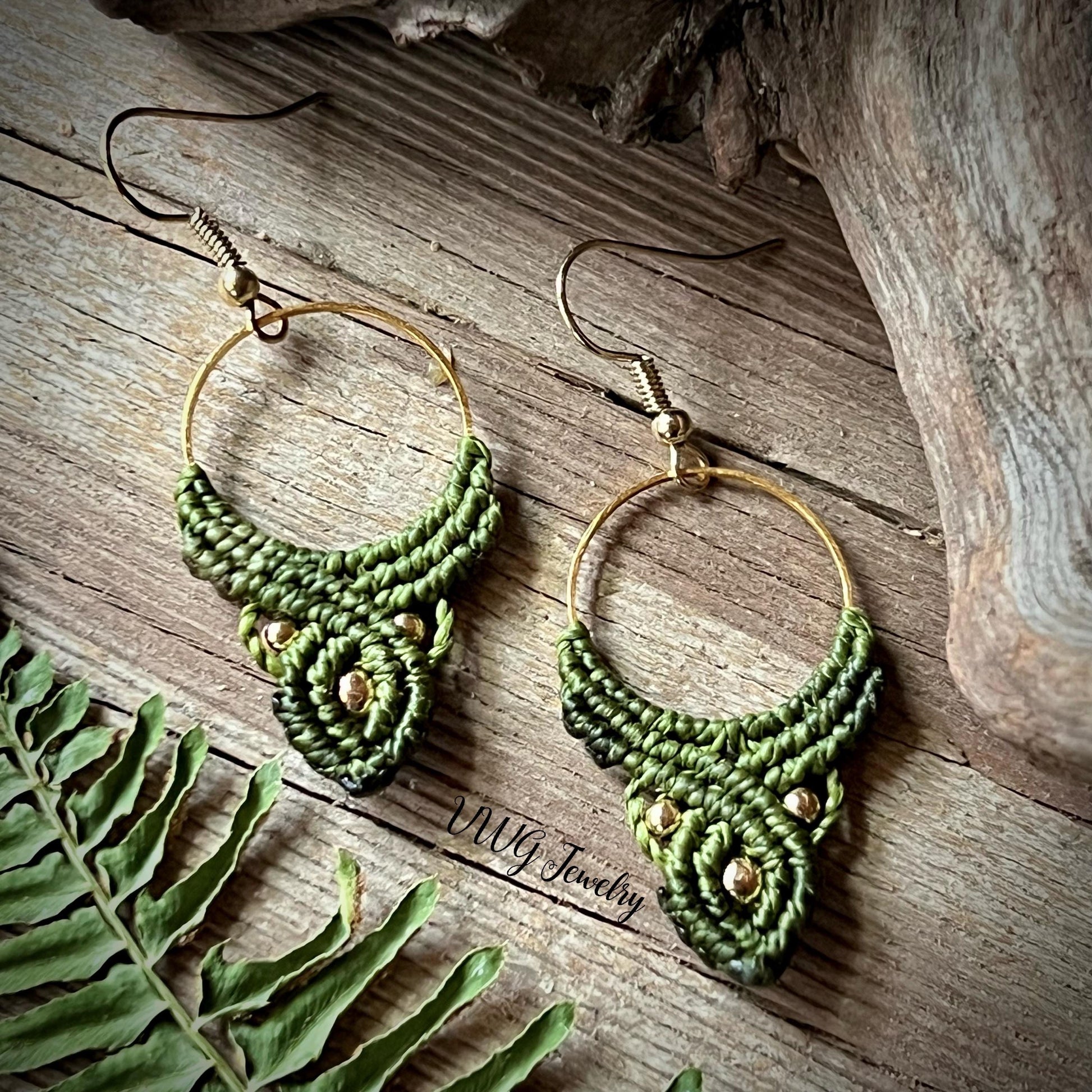 Macramé Bohemian Drop Earrings Hypoallergenic Lightweight Jewelry