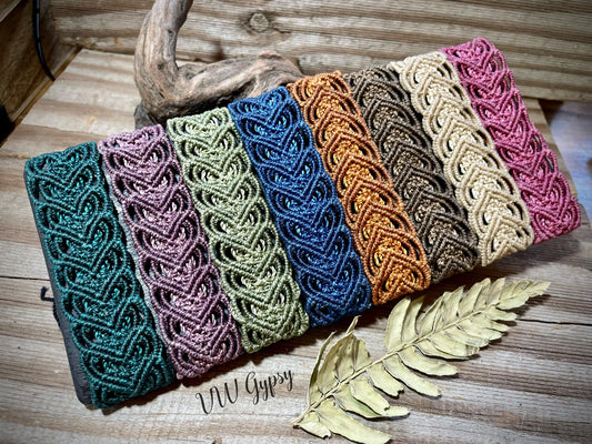 Macrame Corazón Heart Bracelet Handmade Adjustable