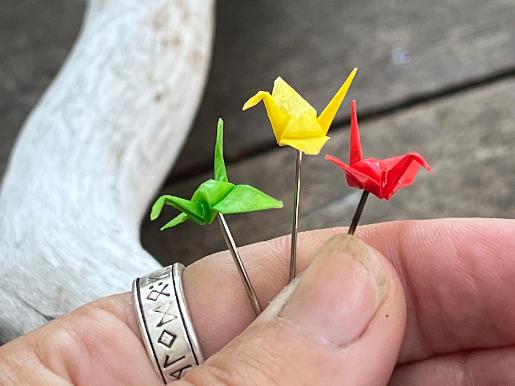 Origami Crane Earrings | Handmade Japanese Paper Crane Earrings | Symbol of Peace & Hope