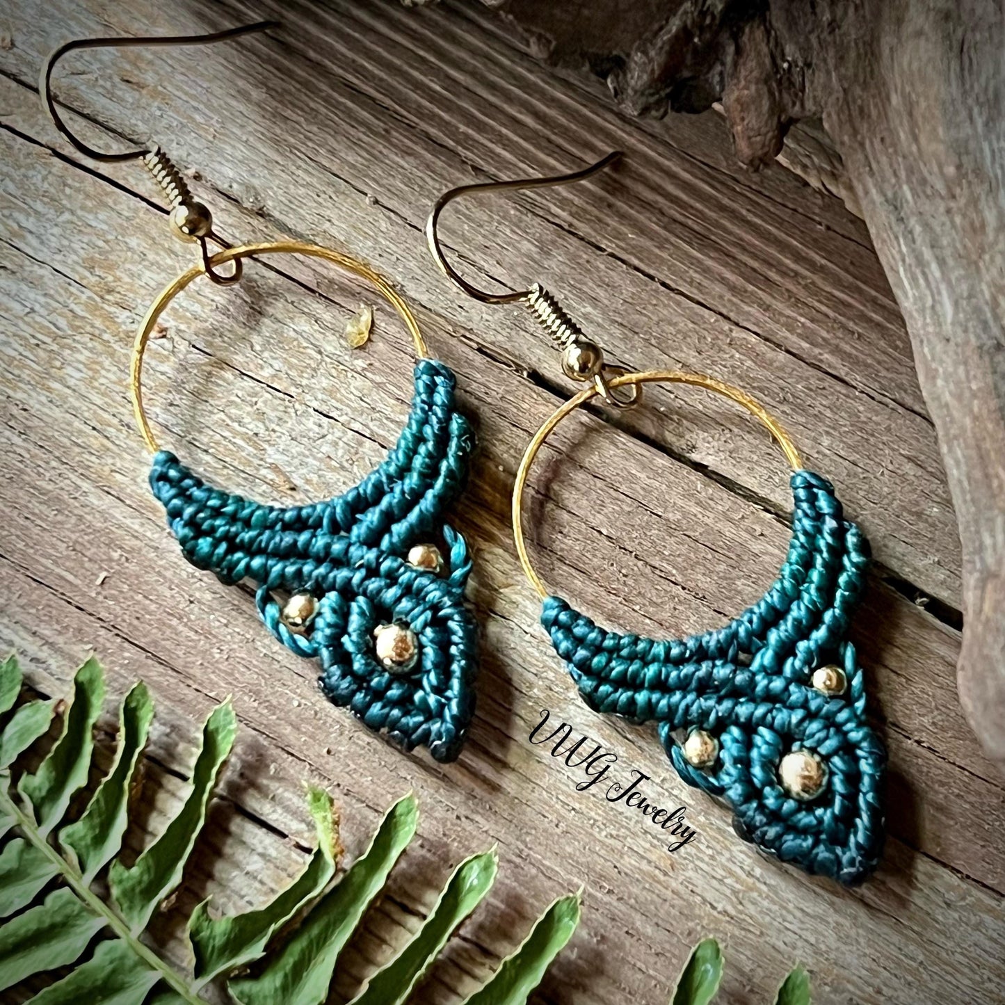 Macramé Bohemian Drop Earrings Hypoallergenic Lightweight Jewelry