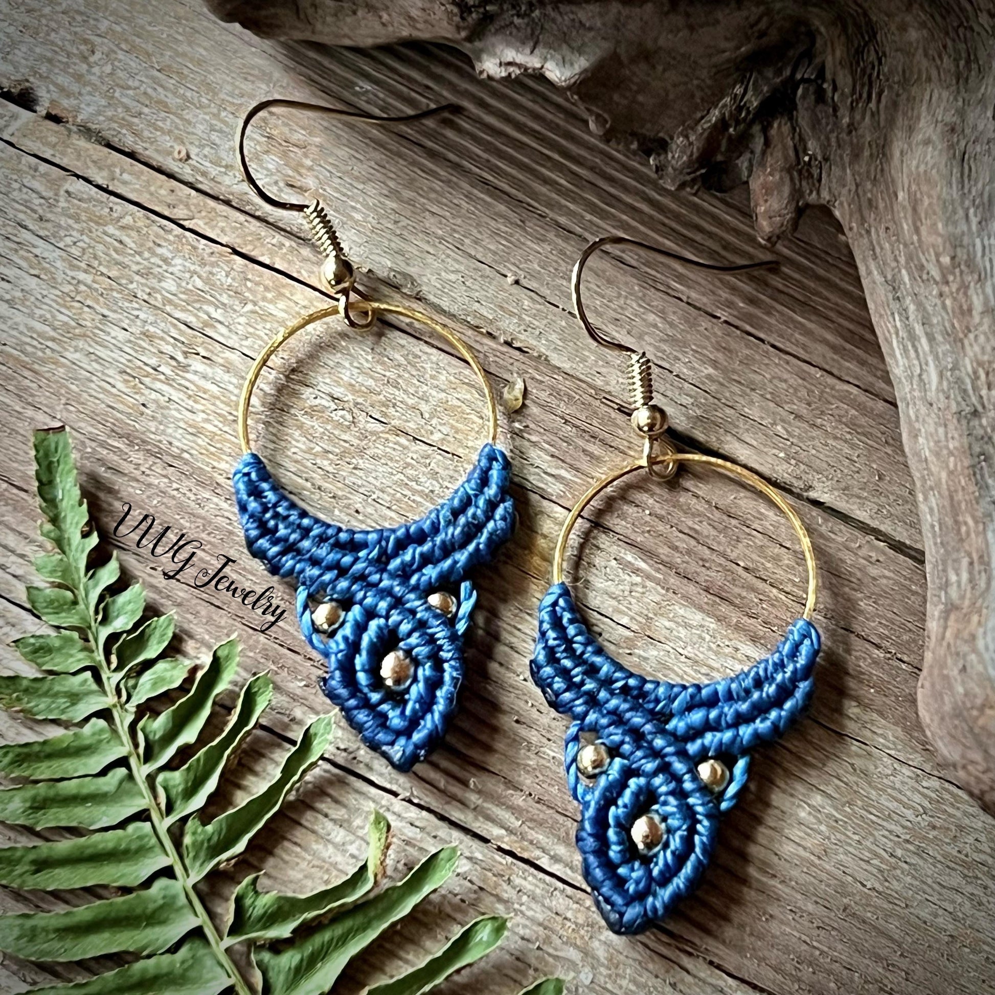 Macramé Bohemian Drop Earrings Hypoallergenic Lightweight Jewelry