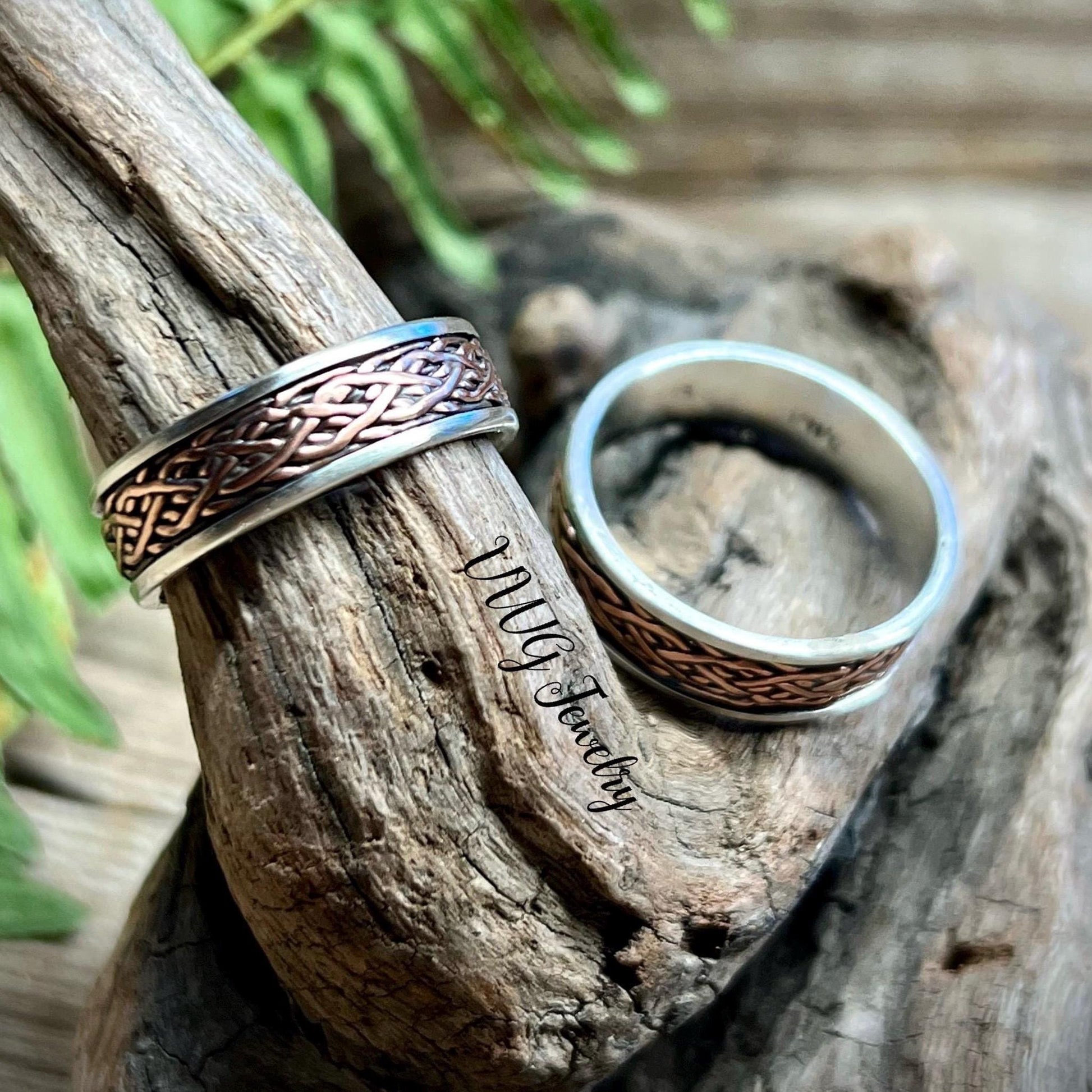 Gypsy Braided Sterling Silver Ring Braided Band 925