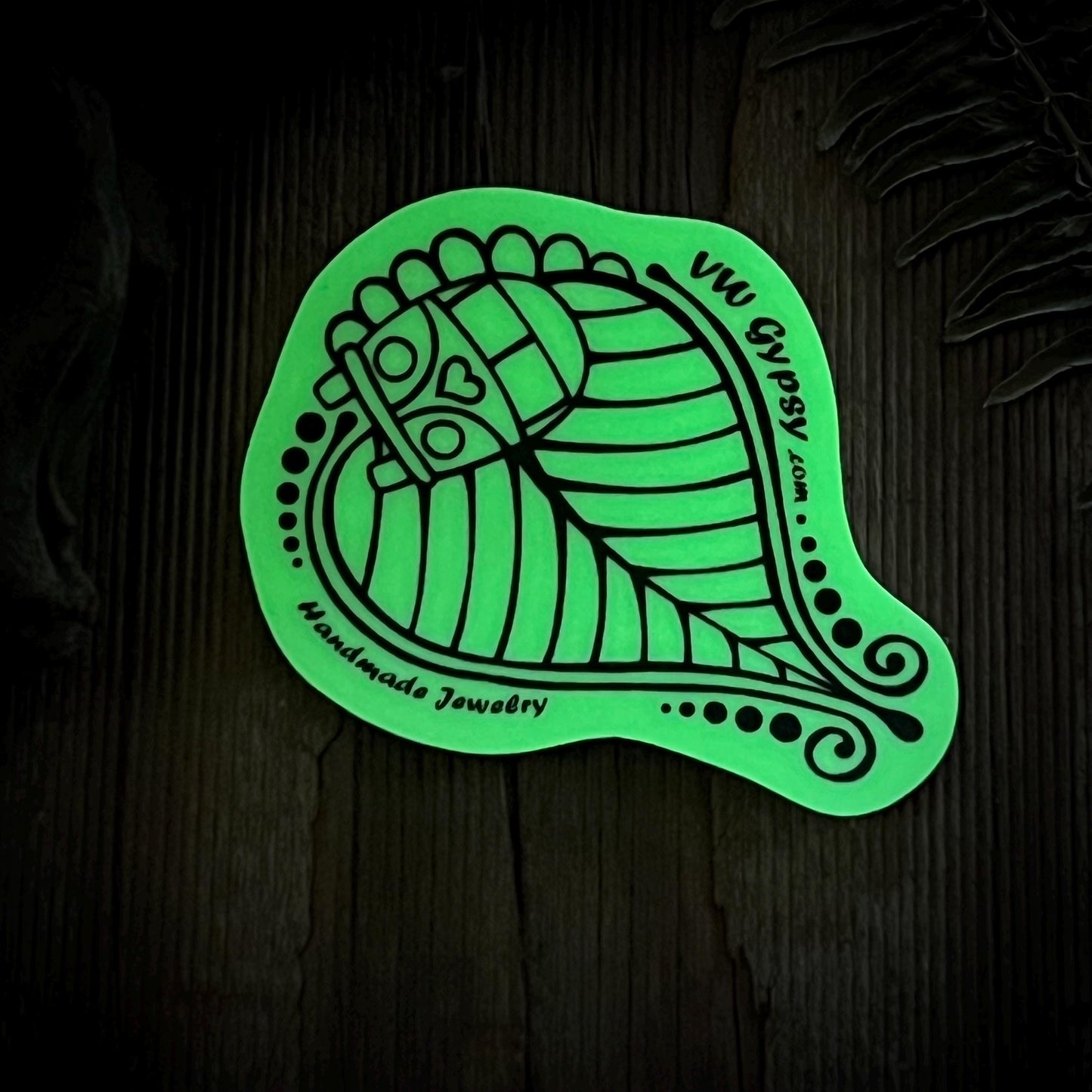 VWG Sticker Collection UV Resistant Indoor Outdoor Glow in the Dark
