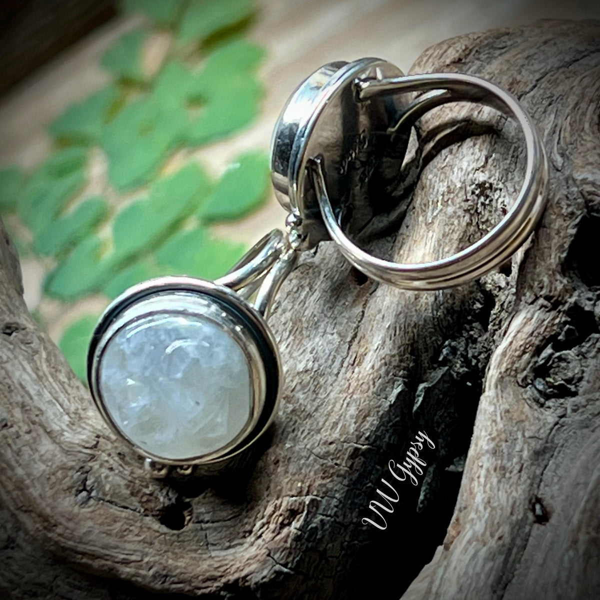 Moon Sterling Silver Rings Handmade 925 Natural Celestial Jewelry