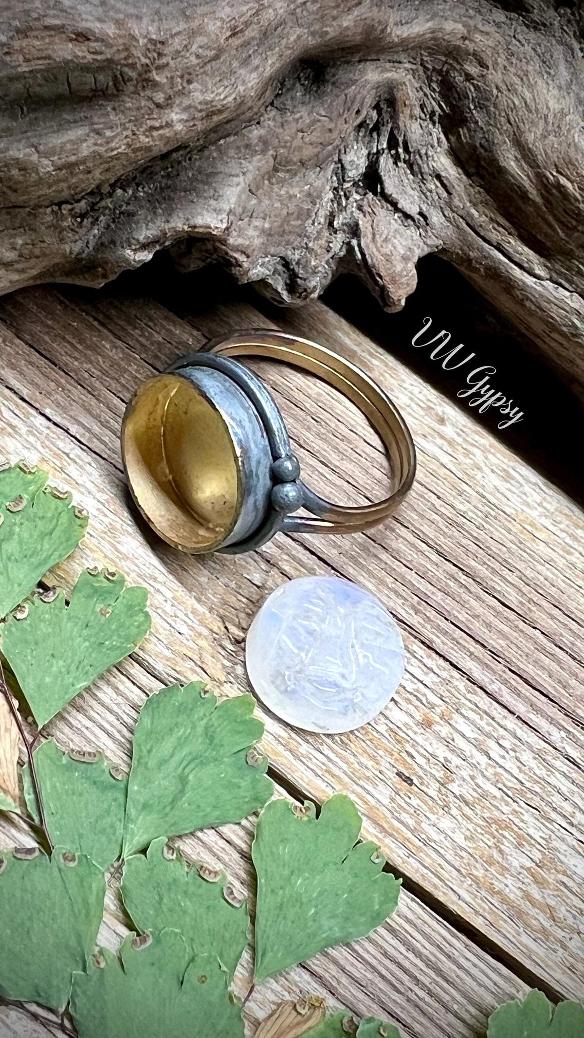Moon Sterling Silver Rings Handmade 925 Natural Celestial Jewelry