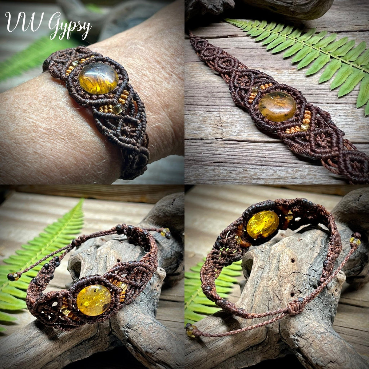 Guatemalan Jade Macrame Bracelet Handmade Jadeite Adjustable Boho