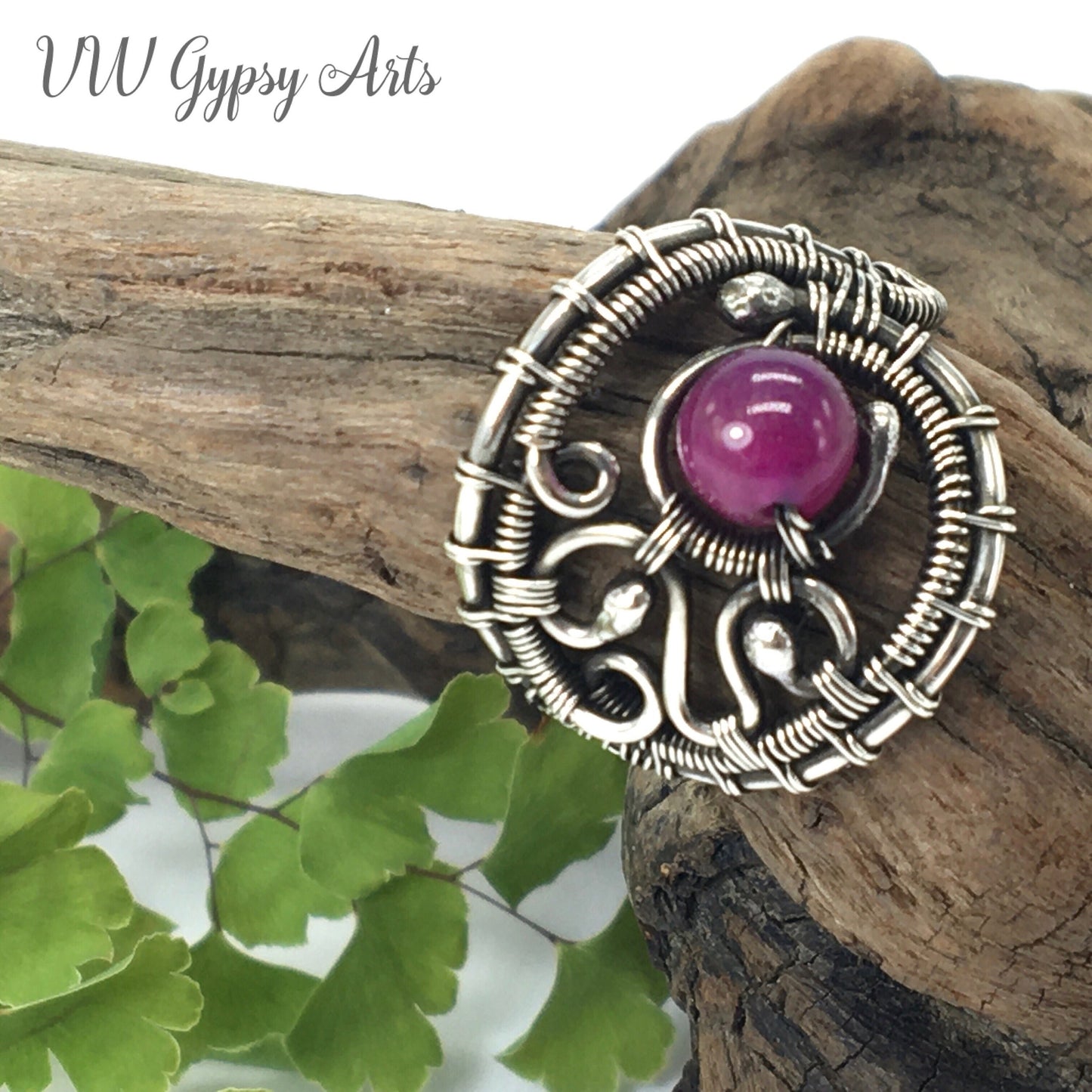 Sugilite Purple Filigree Sterling Silver Ring 925