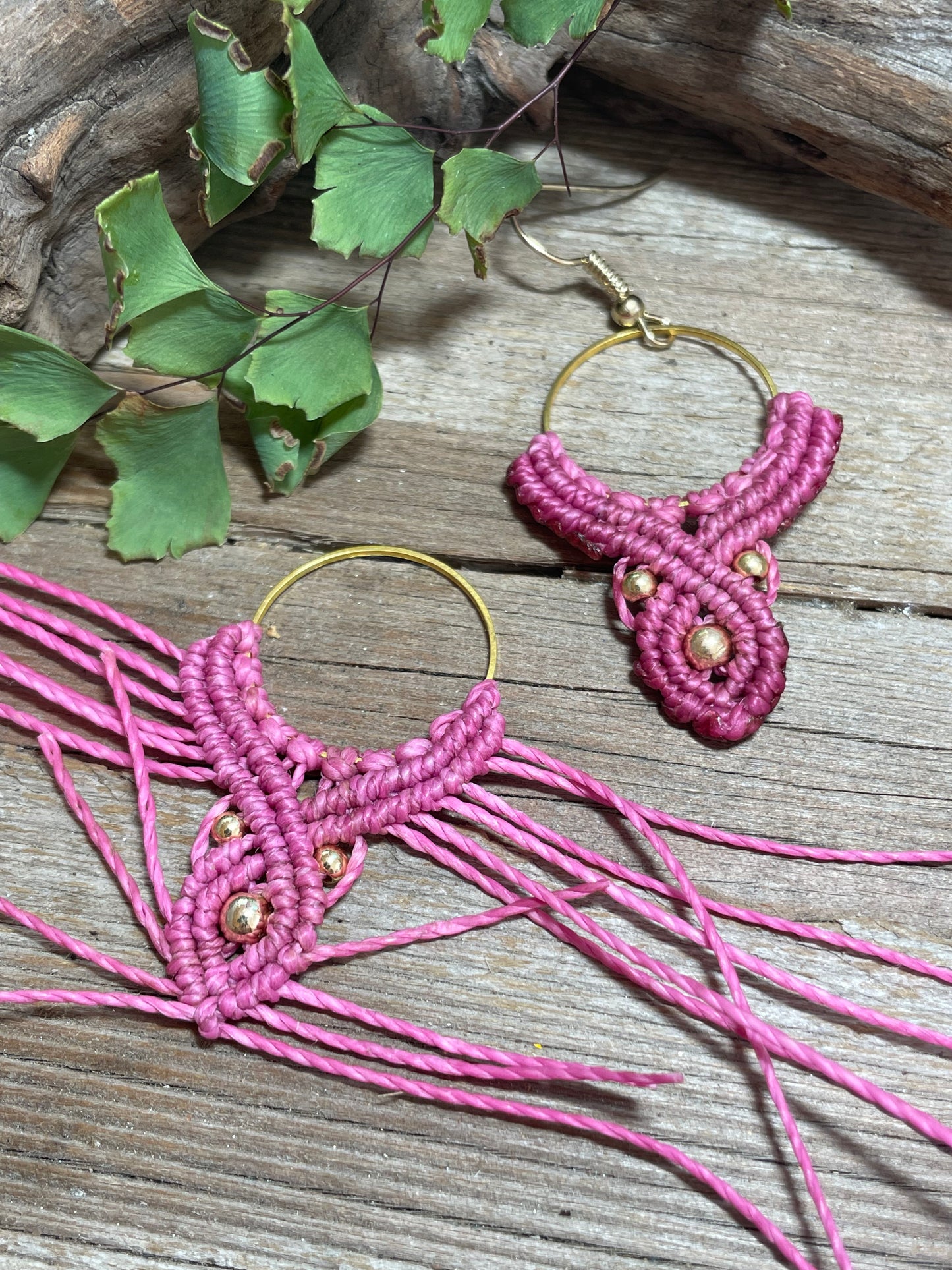 Macramé Drop Sm Boho Earrings Hypo