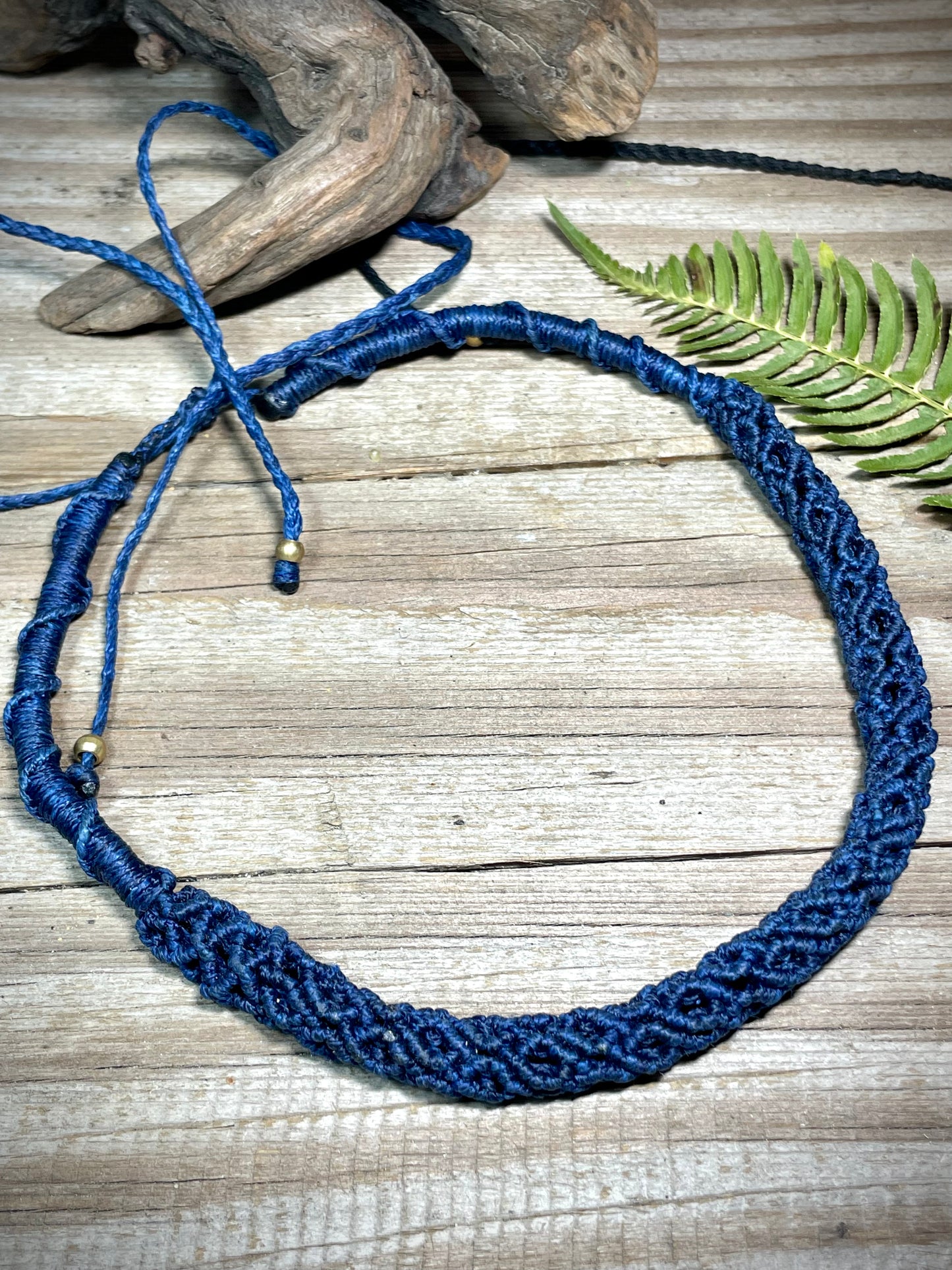 Macrame Tube Necklace