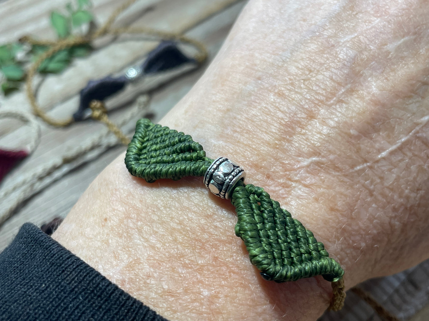 Wings Of Freedom Macrame Bracelet