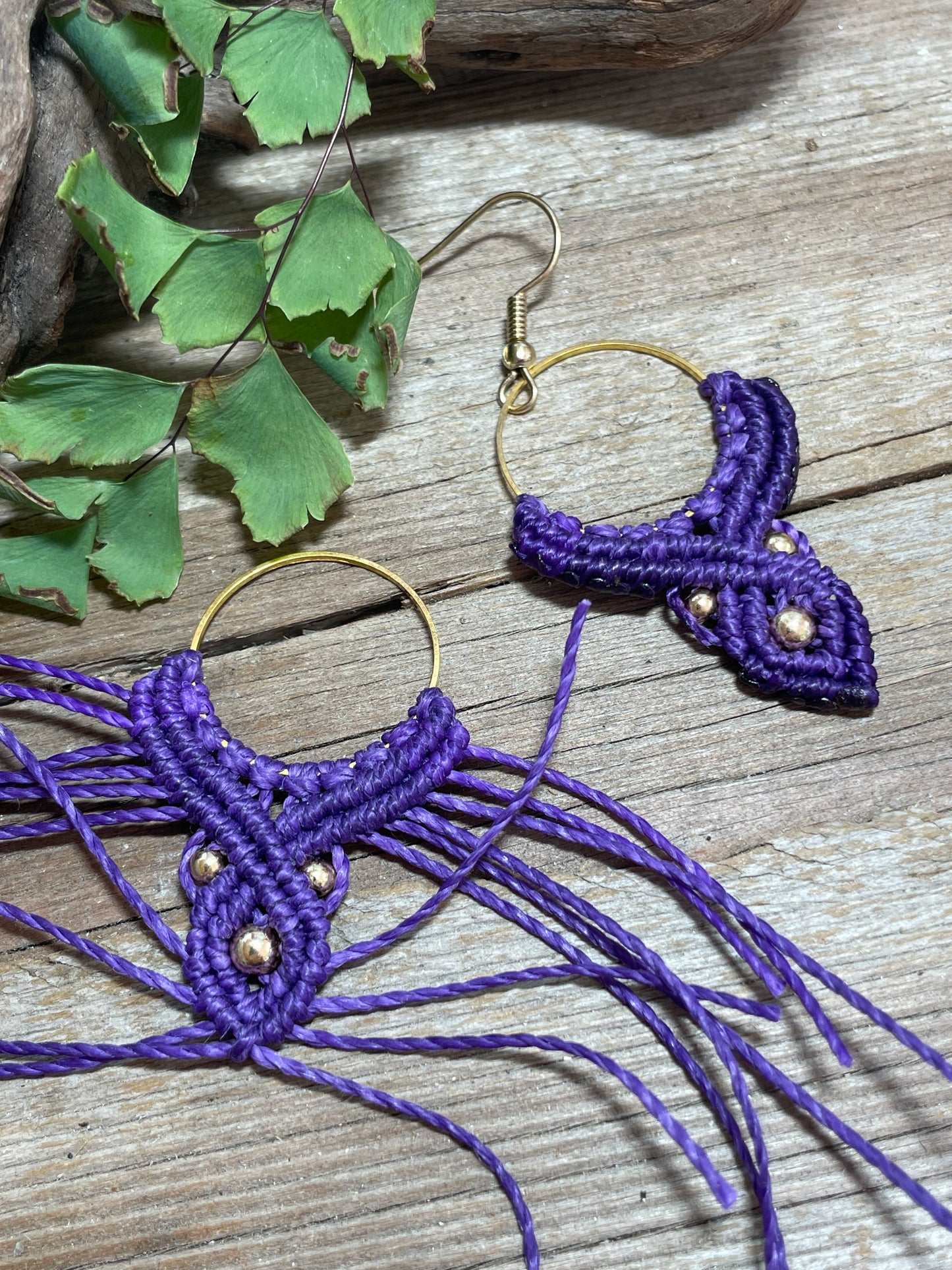 Macramé Drop Sm Boho Earrings Hypo