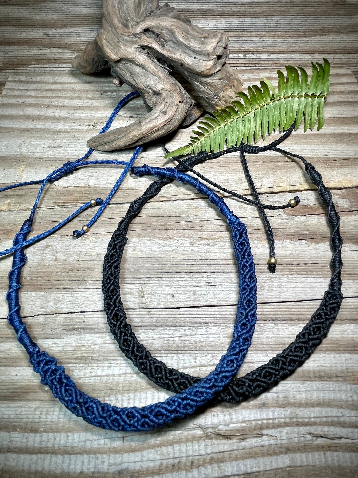 Macrame Tube Necklace