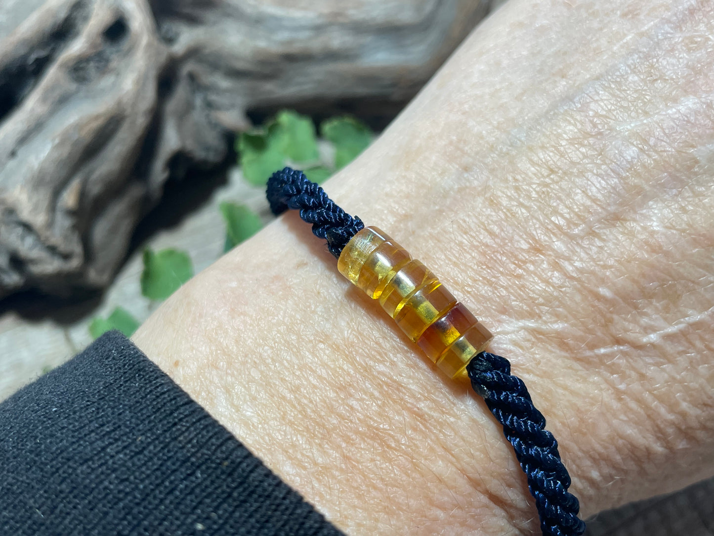 Chiapas Beaded Amber Simple Bracelets