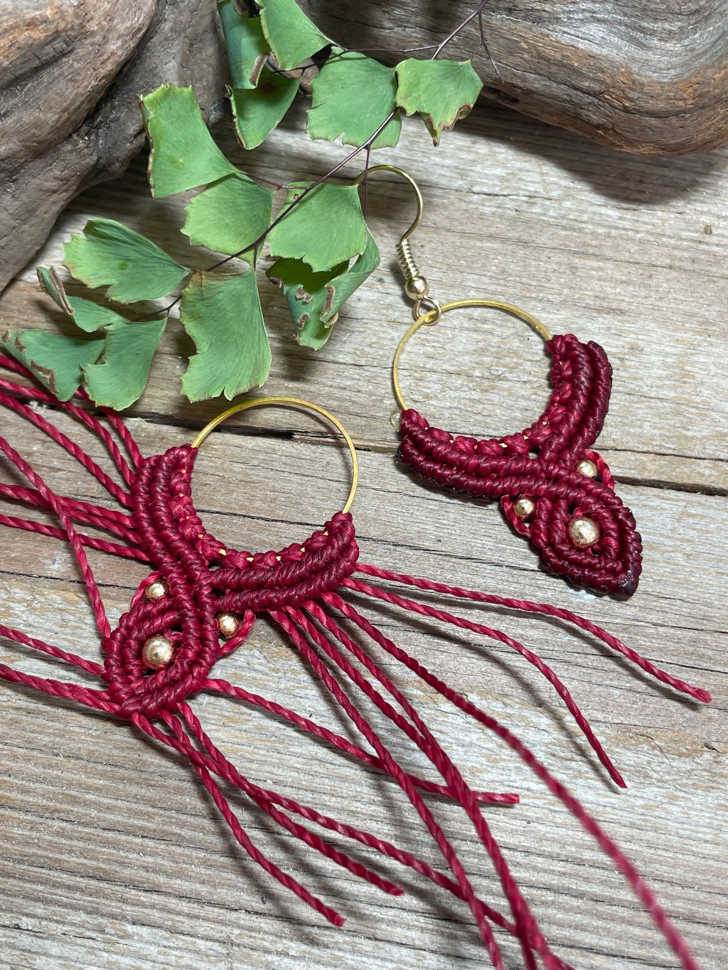 Macramé Drop Sm Boho Earrings Hypo