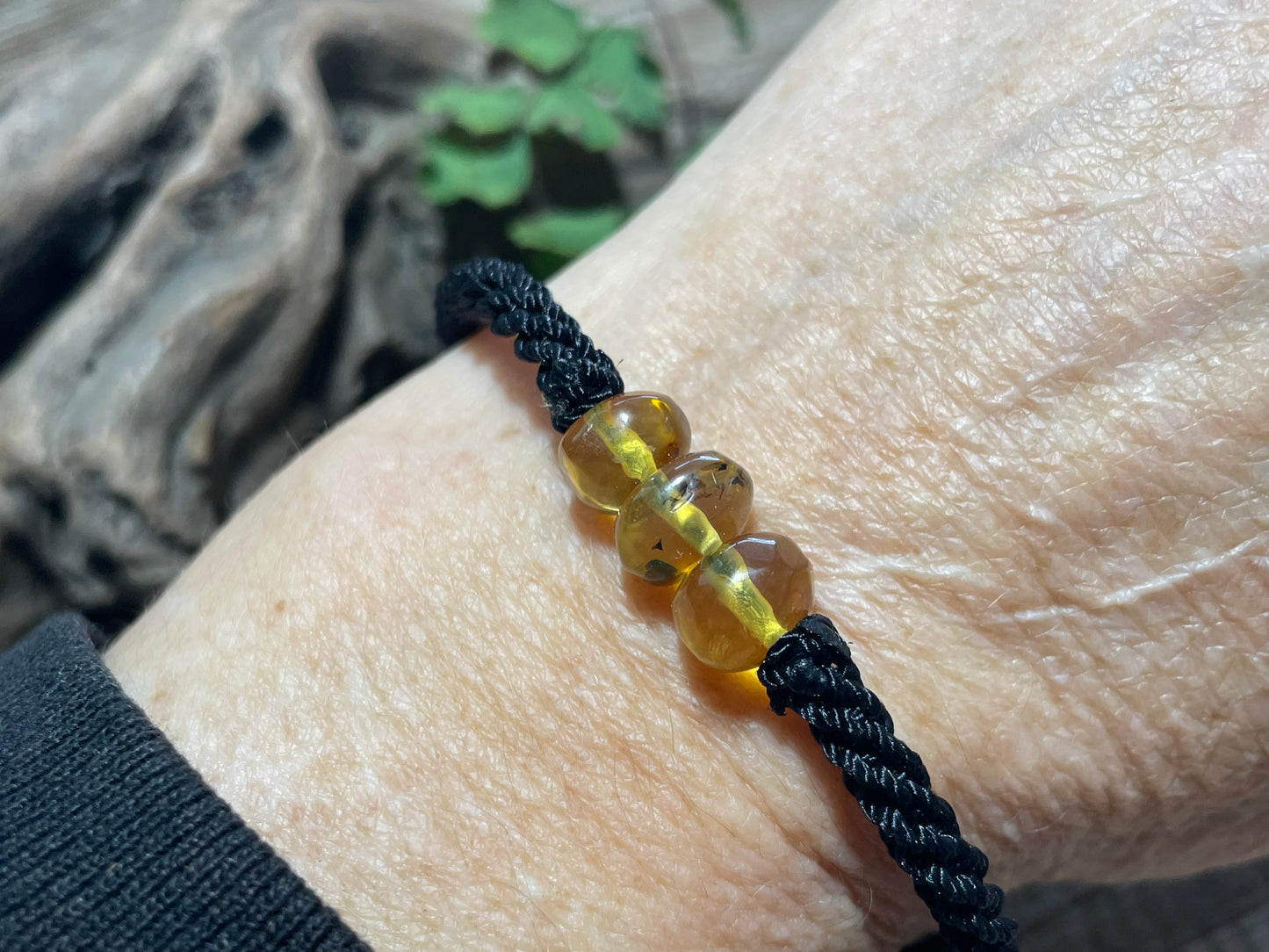 Chiapas Beaded Amber Simple Bracelets